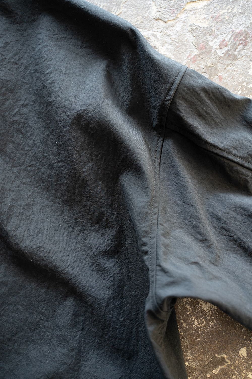 【ラスト1点】【23SS】タスランナイロンフィッシュテールコート(INK BLACK)