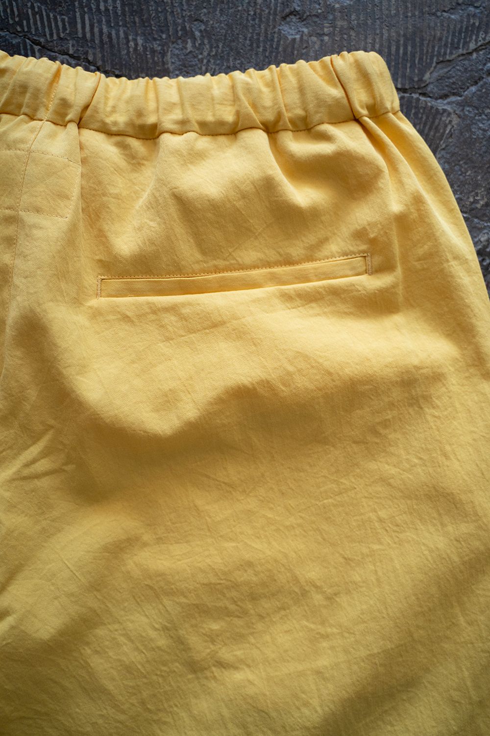 【ラスト1点】【25SS】"week s/s"pajama【セットアップ】(washed cotton YELLOW)