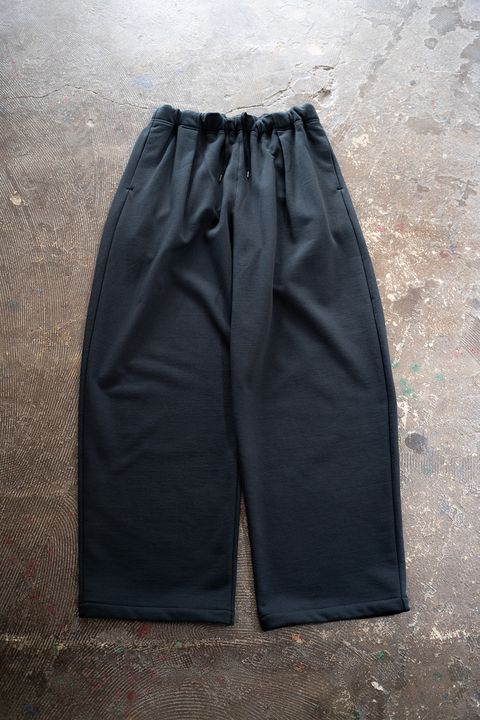 【ラスト1点】【25AW】裏毛ワンタックスラックス(DARK NAVY)