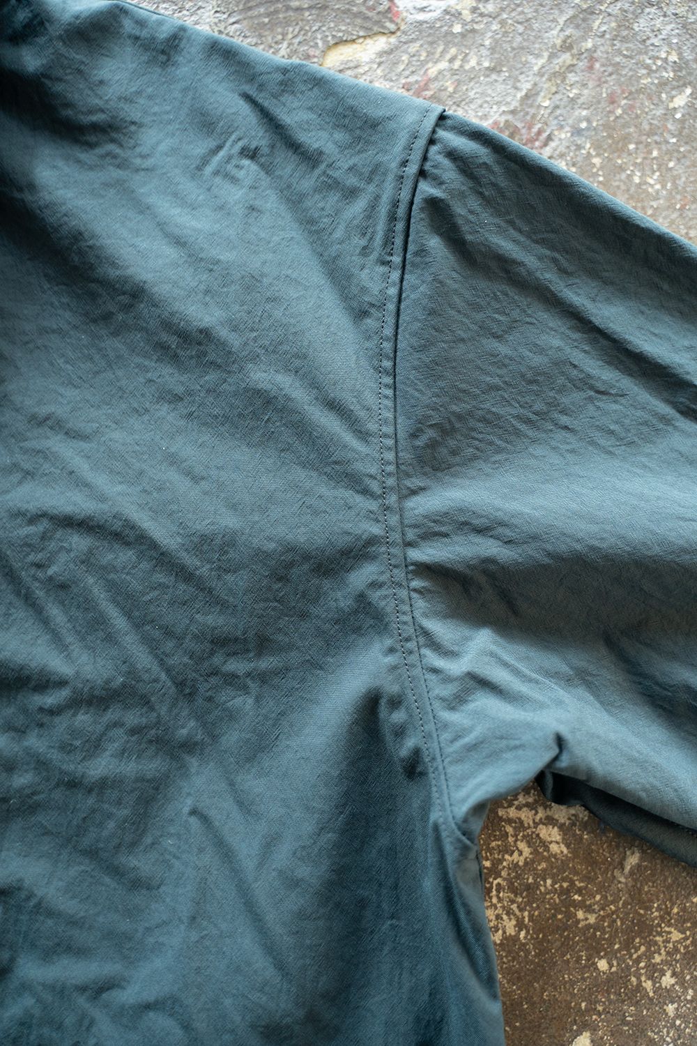 【ラスト1点】【23SS】タスランナイロンフィッシュテールコート(BLUE GREEN)