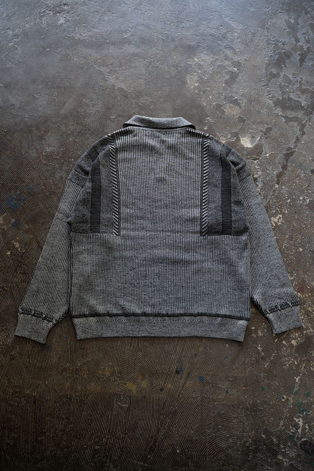 【25AW】Setsuen Skipper Knit(MIX GRAY)