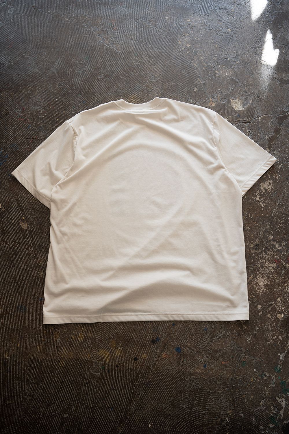 【26SS】シルクスクリーンプリントTシャツ(LIGHT BEIGE)