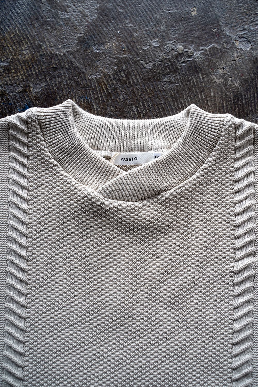 YASHIKI - 【ラスト1点】【22AW】Seijaku Knit(PEARL GRAY) | Salty