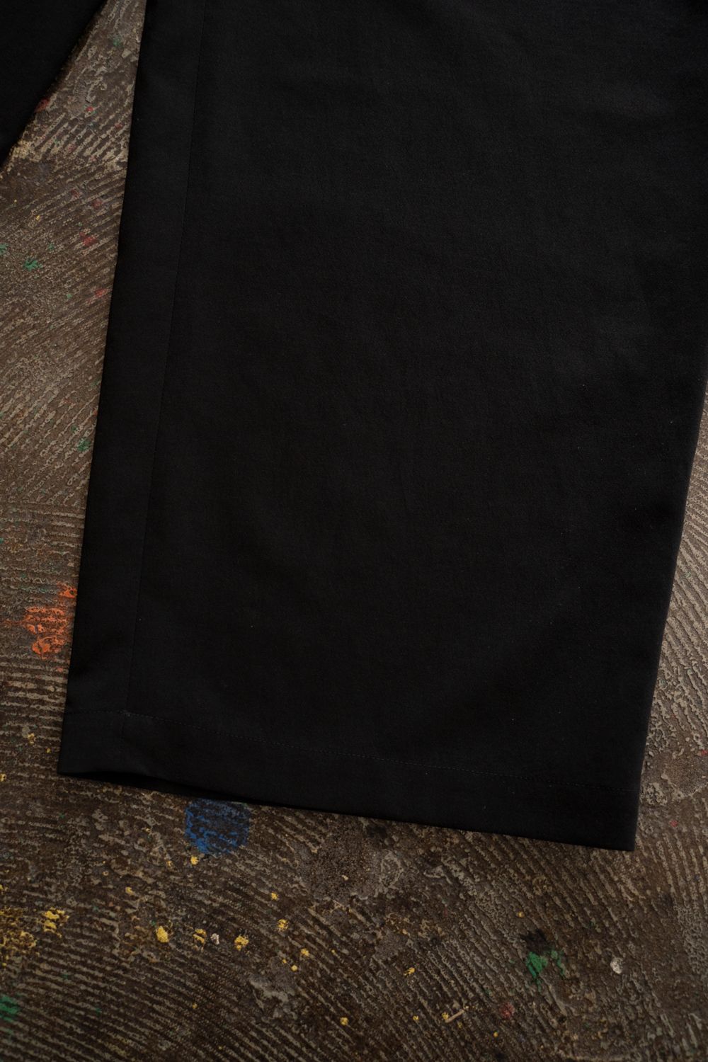 【26SS】2-Tack Wide Slacks/2タックワイドスラックス(BLACK)