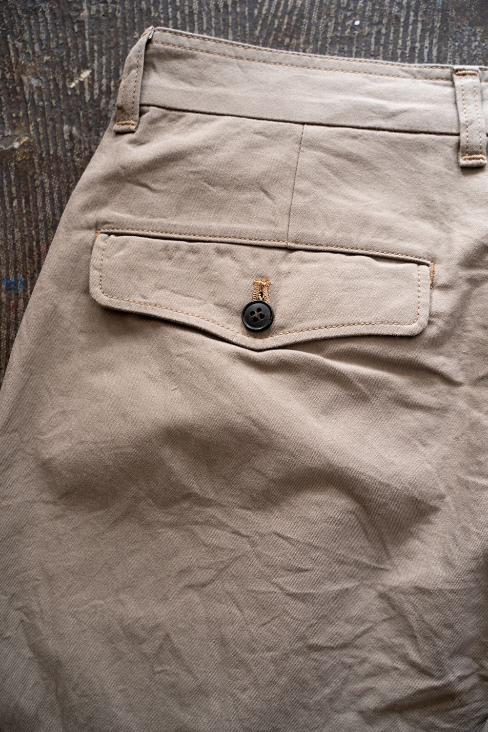 【ラスト1点】【22SS】インボックスタックギャバジンパンツ(BEIGE)