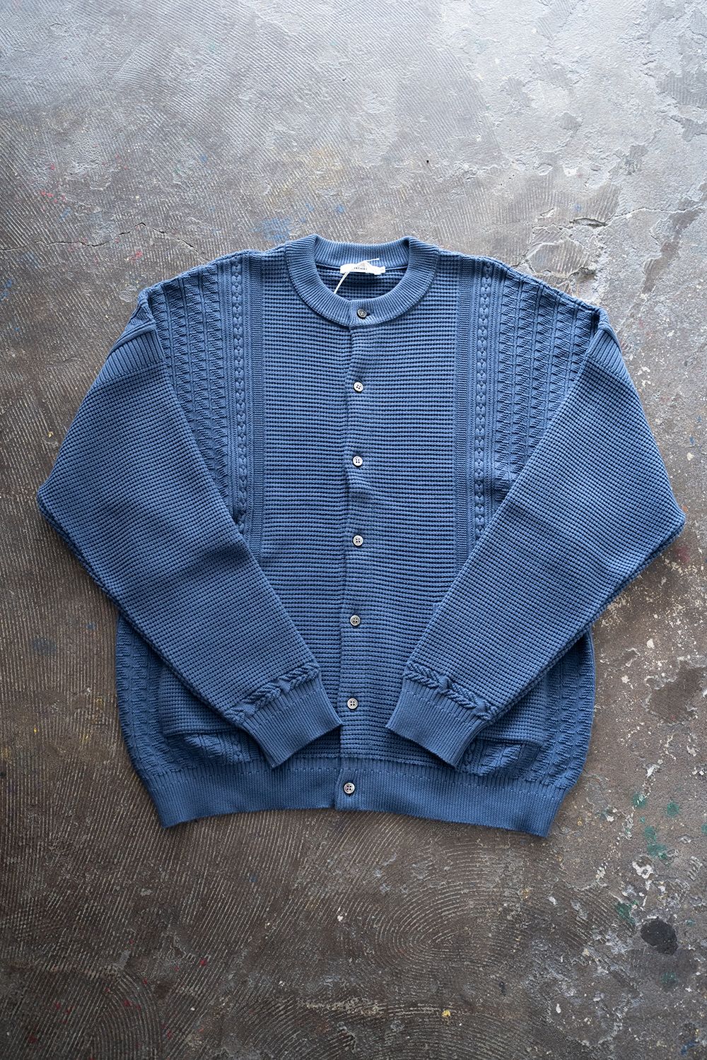 YASHIKI - 【ラスト1点】【22AW】Yukisora Cardigan(SMALT BLUE) | Salty