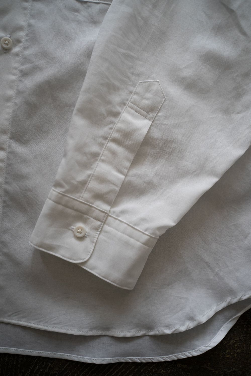 【ラスト1点】【25SS】コットン×ラミーオーバーサイズシャツ(WHITE )
