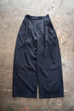 【ラスト1点】【26SS】2Tuck Wide Easy Pants/2タックワイドイージーパンツ(NAVY)
