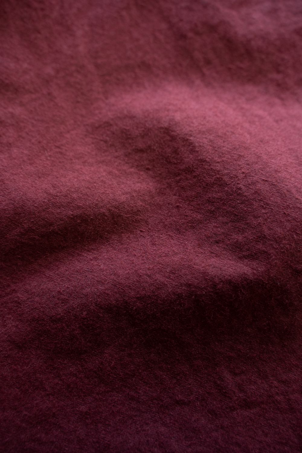 【ラスト1点】【25AW】ガーメントダイダンプシャツ(BORDEAUX)
