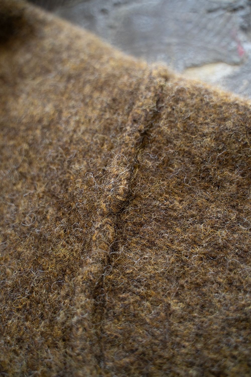 slopeslow - 【ラスト1点】brushed yak/Shetland wool hoodie slopeslow - 【ラスト1点】brushed yak/Shetland wool hoodie