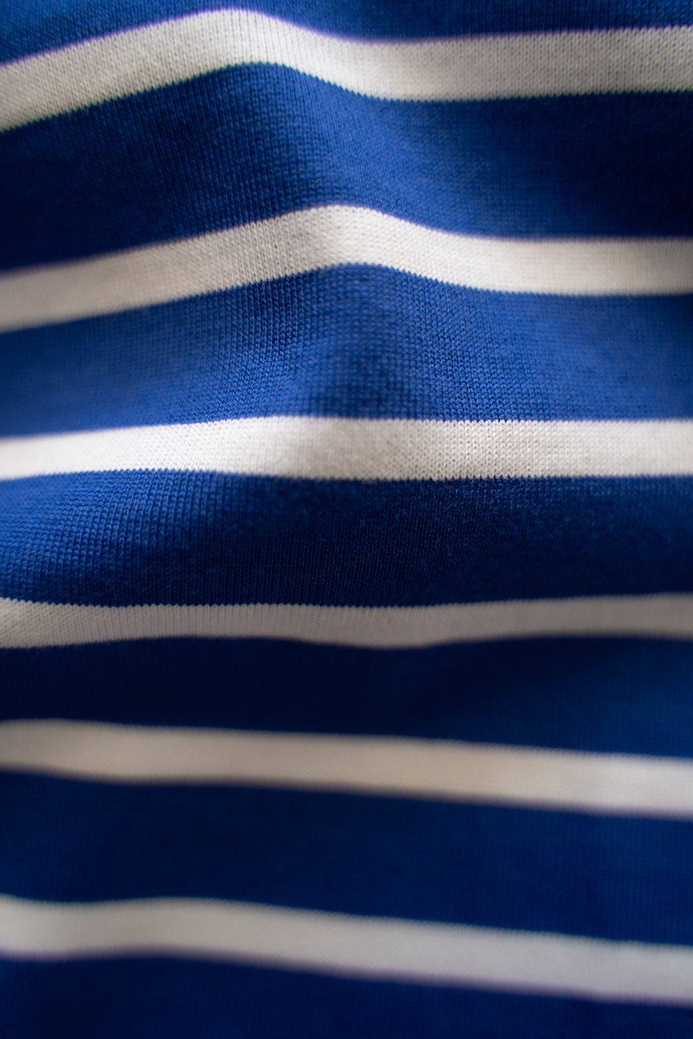 【ラスト1点】【24SS】配色バインダーネックボーダーTシャツ(BLUE)