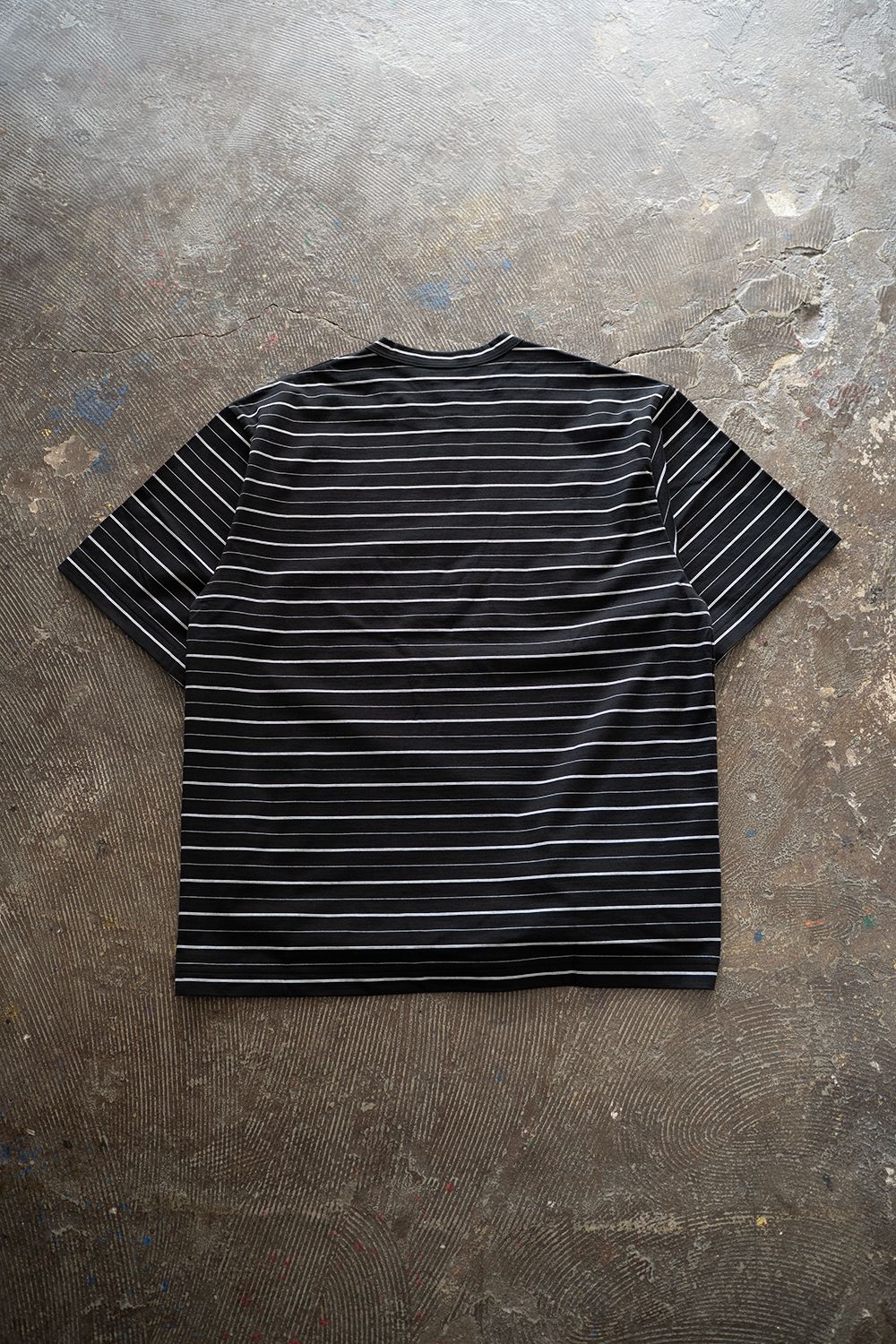 【ラスト1点】【25SS】ボーダーTシャツ(BLACK×WHITE)