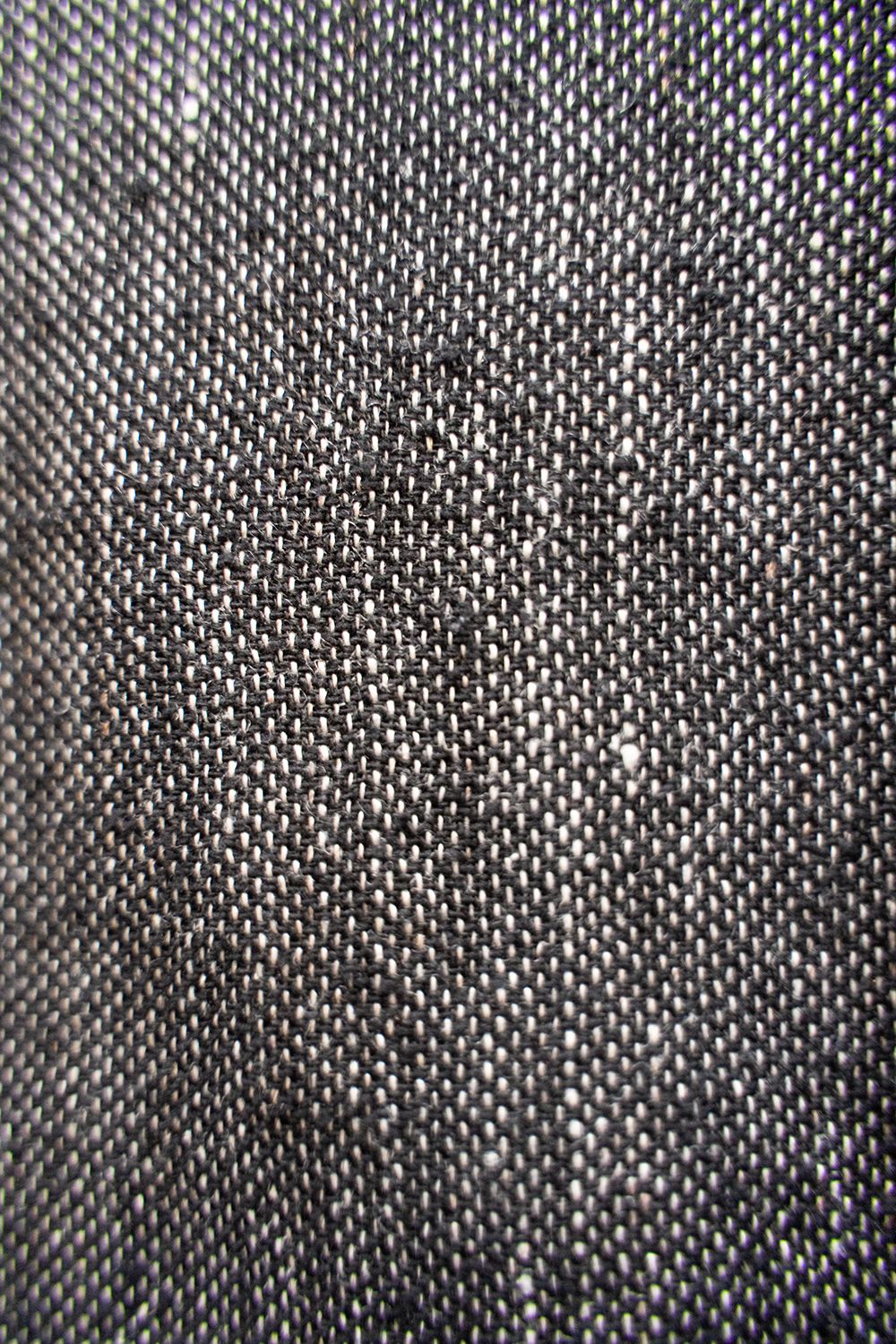 【23SS】リネン×シルクステンカラーハーフコート(CHARCOAL)