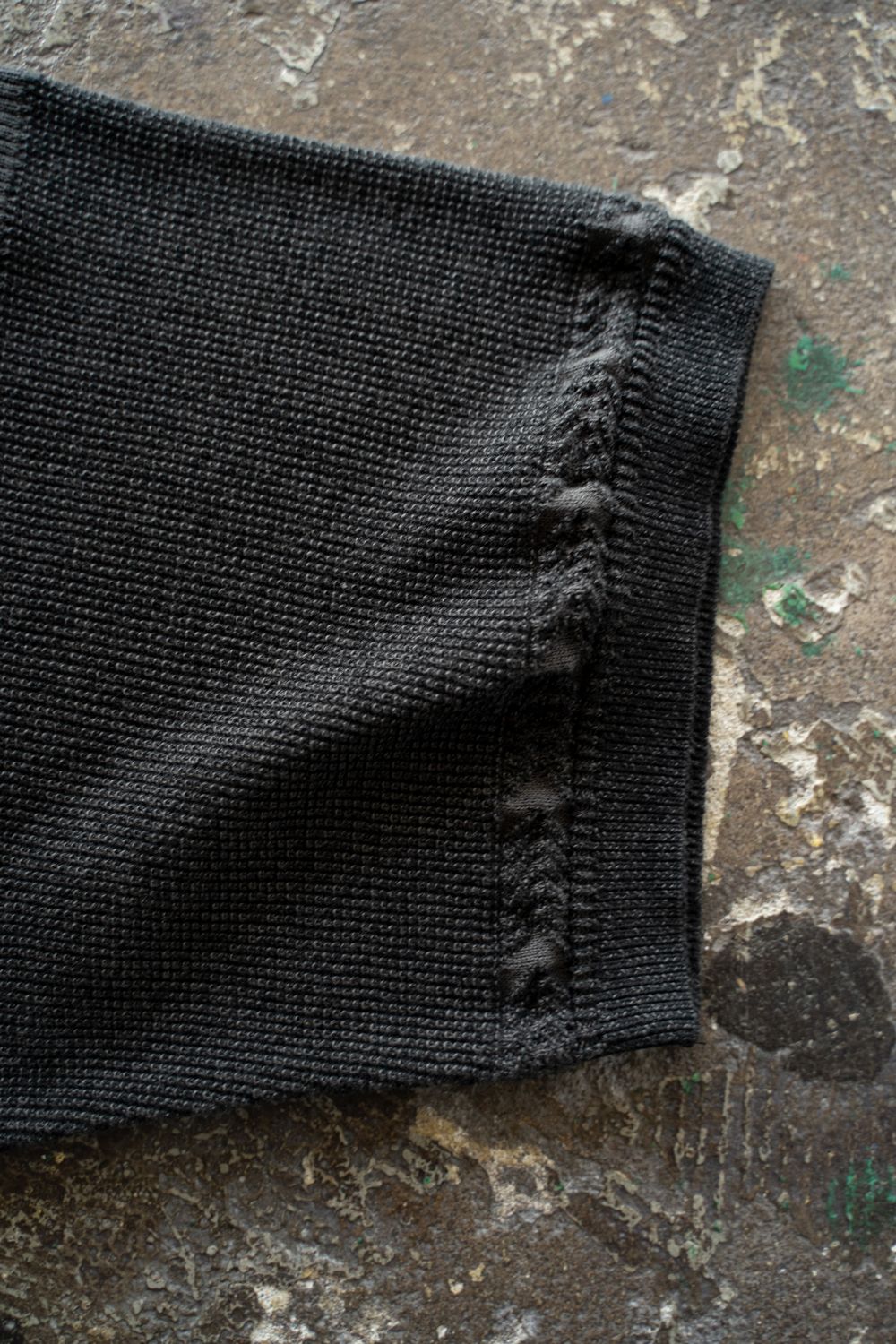 【26SS】Aotsuyu Knit Polo(BLACK)