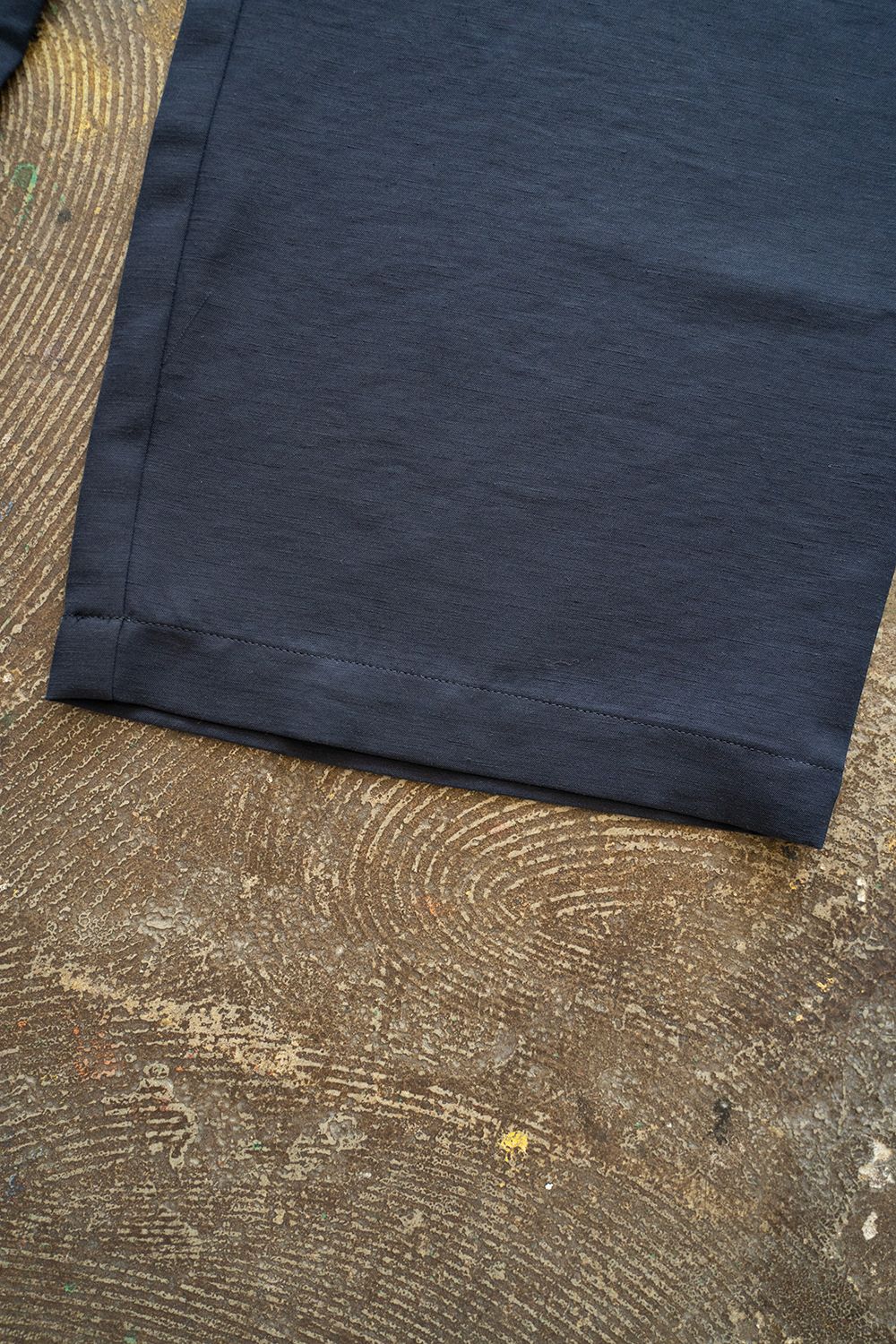 【ラスト1点】【25SS】リヨセル×リネンイージーパンツ(NAVY)