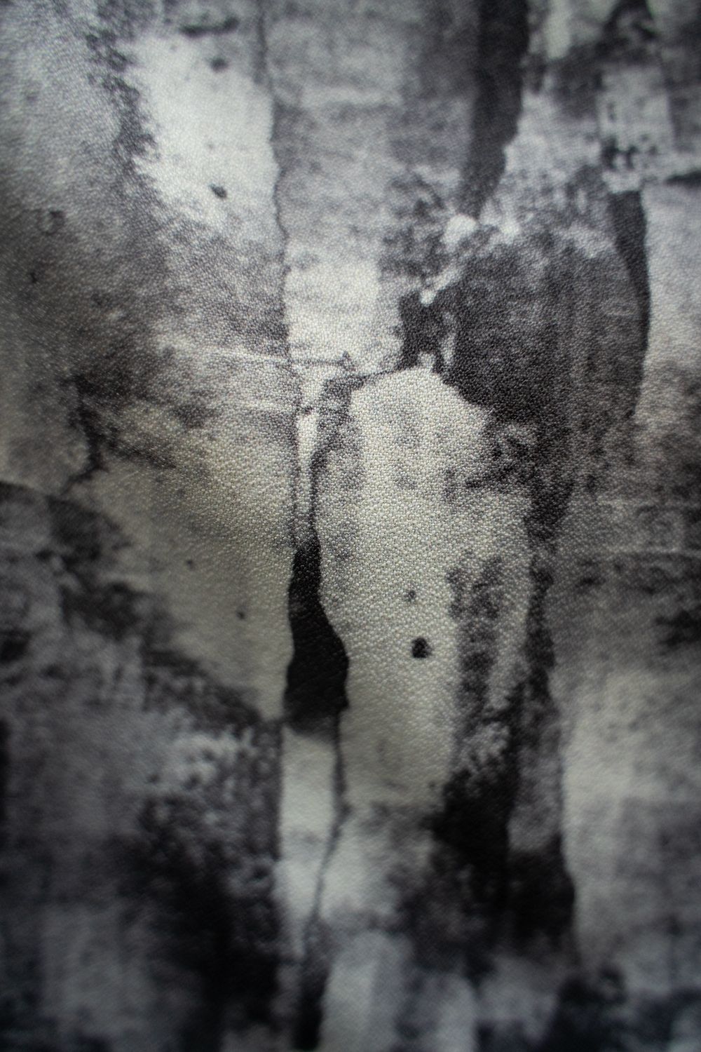 【ラスト1点】【24SS】Abstract Print Short Jacket/アブストラクトプリントショートジャケット(GRAY)