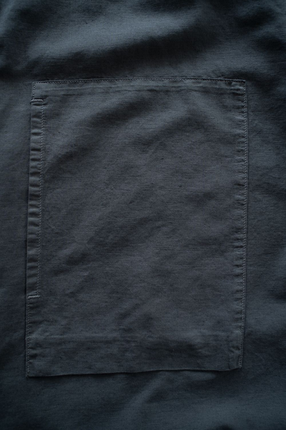 【26SS】コットン×ヘンプオーバーシャツ(BLUE GREY)