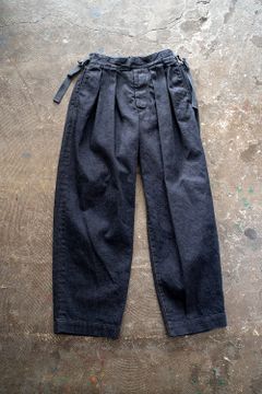 【ラスト1点】【22SS】Karusan Nodoka Denim Pants/カルサンノドカデニムパンツ(INDIGO BLUE)