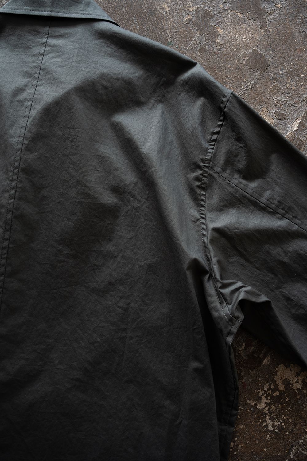 【26SS】コットンツイルシャツジャケット(BLUE CHARCOAL)