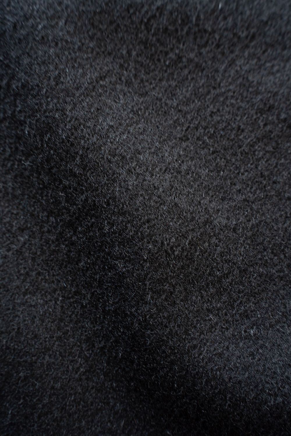 【26AW】ウールシャギーシャツブルゾン(BLACK)