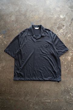 【ラスト1点】【25SS】ラミー半袖プルオーバーシャツ(NAVY)