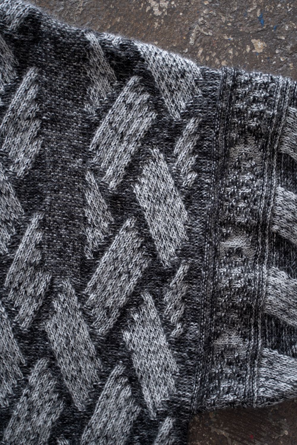 【26AW】Ochiba Mohair Knit(MIX GRAY)