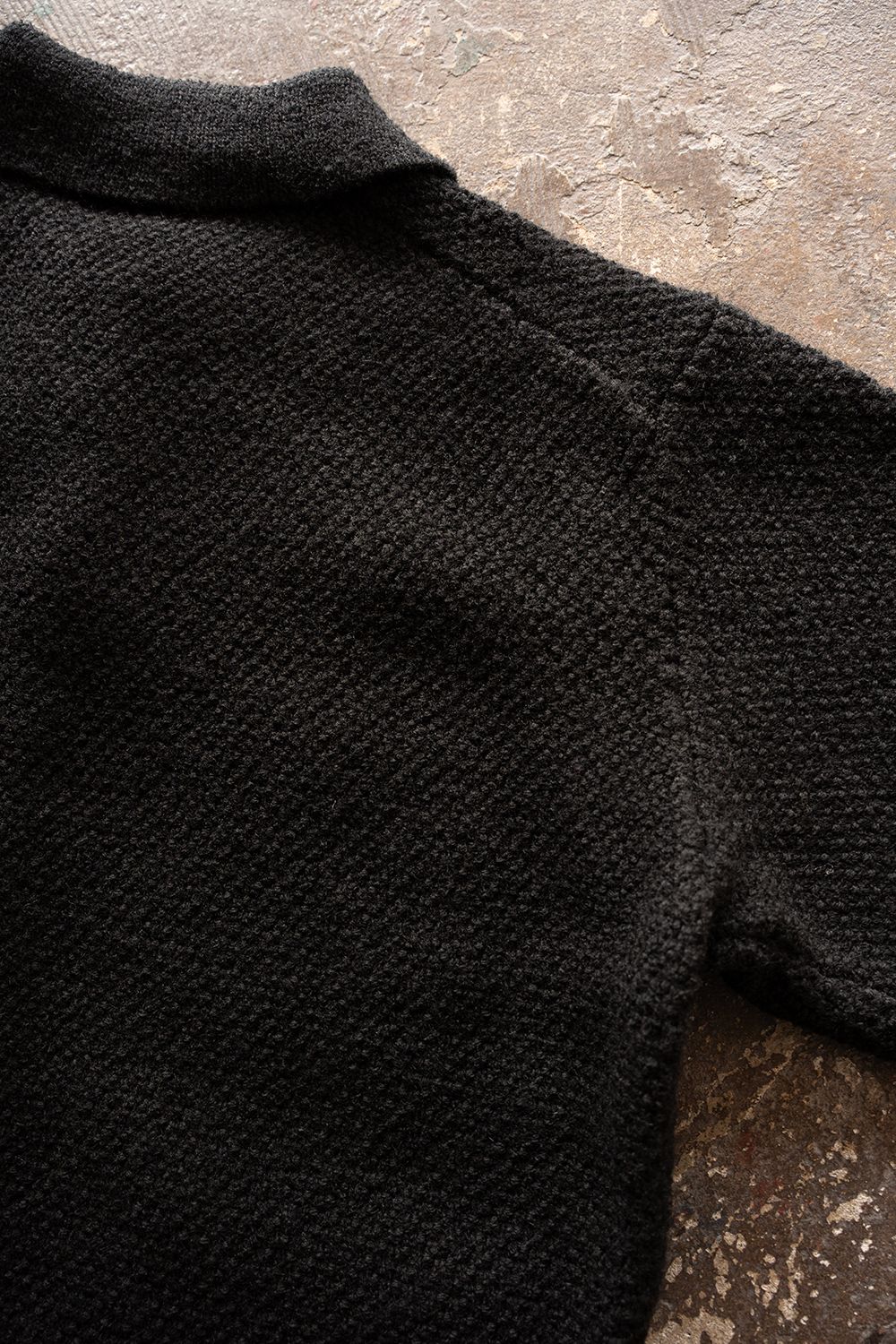 【26AW】5Gニットブルゾン(BLACK)