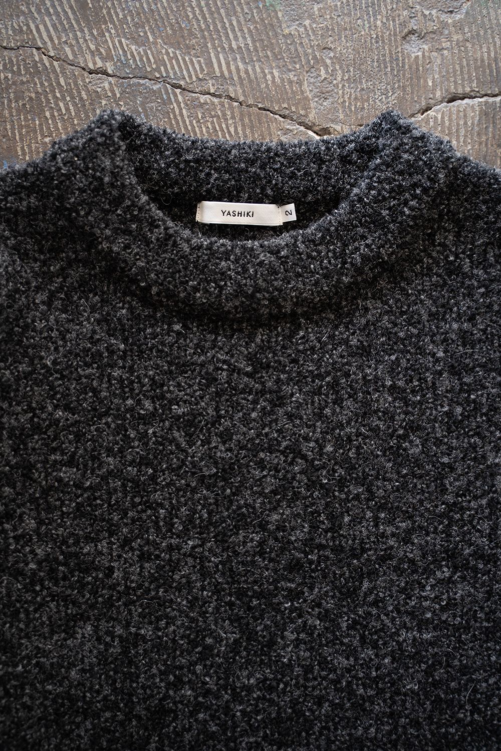 【25AW】Shusetsu Boucle Knit(BLACK)