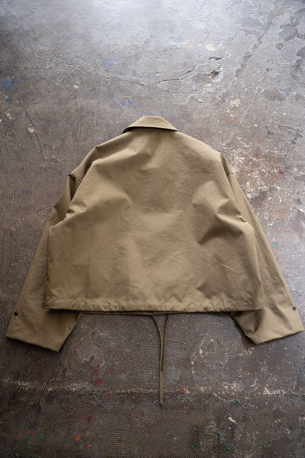 【ラスト1点】【25AW】Cotton Typewriter 2WAY Coat/コットンタイプライター2WAYコート(KHAKI BEIGE)