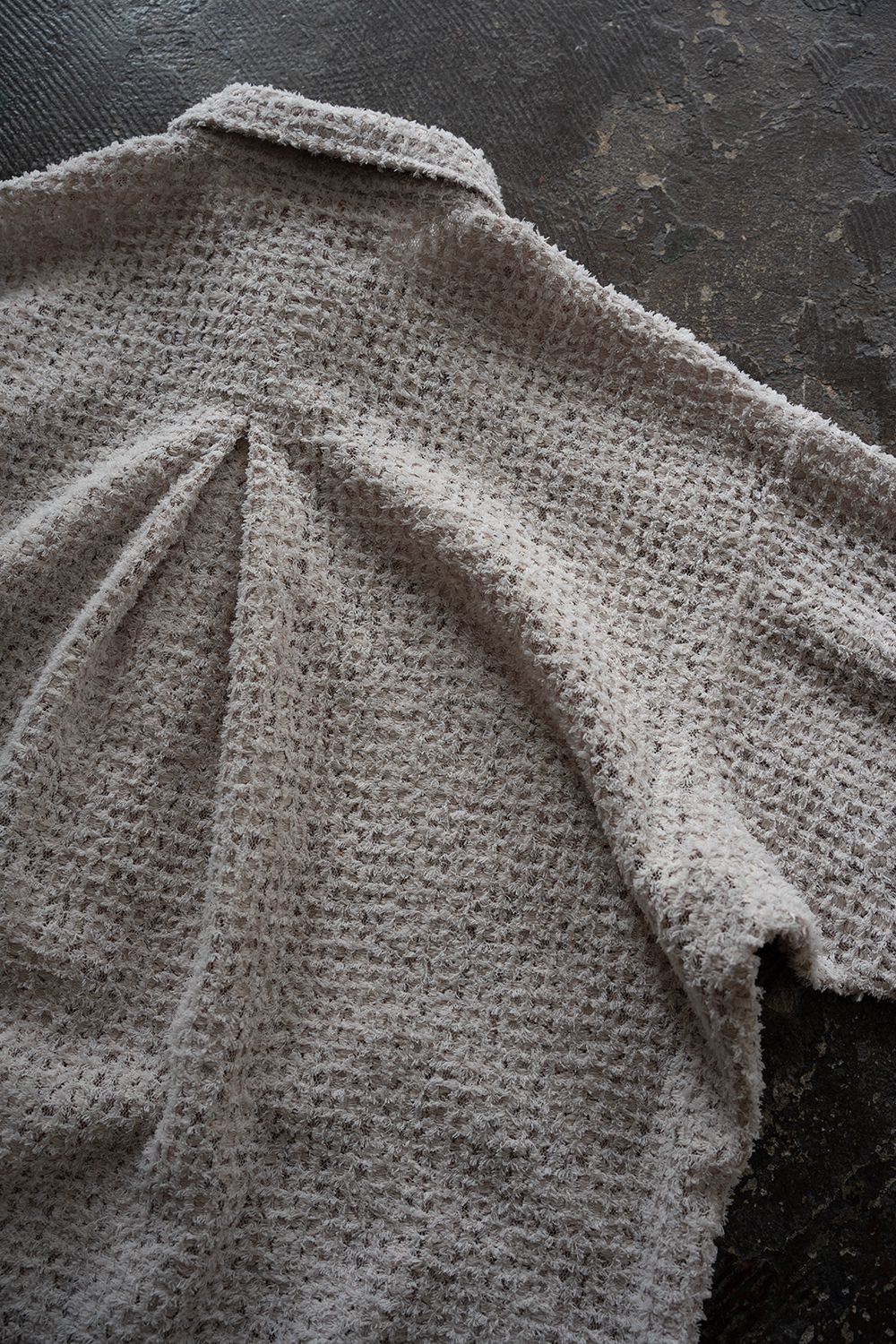 【ラスト1点】【26SS】Feather Lace Shirt/フェザーレースシャツ(ECRU)