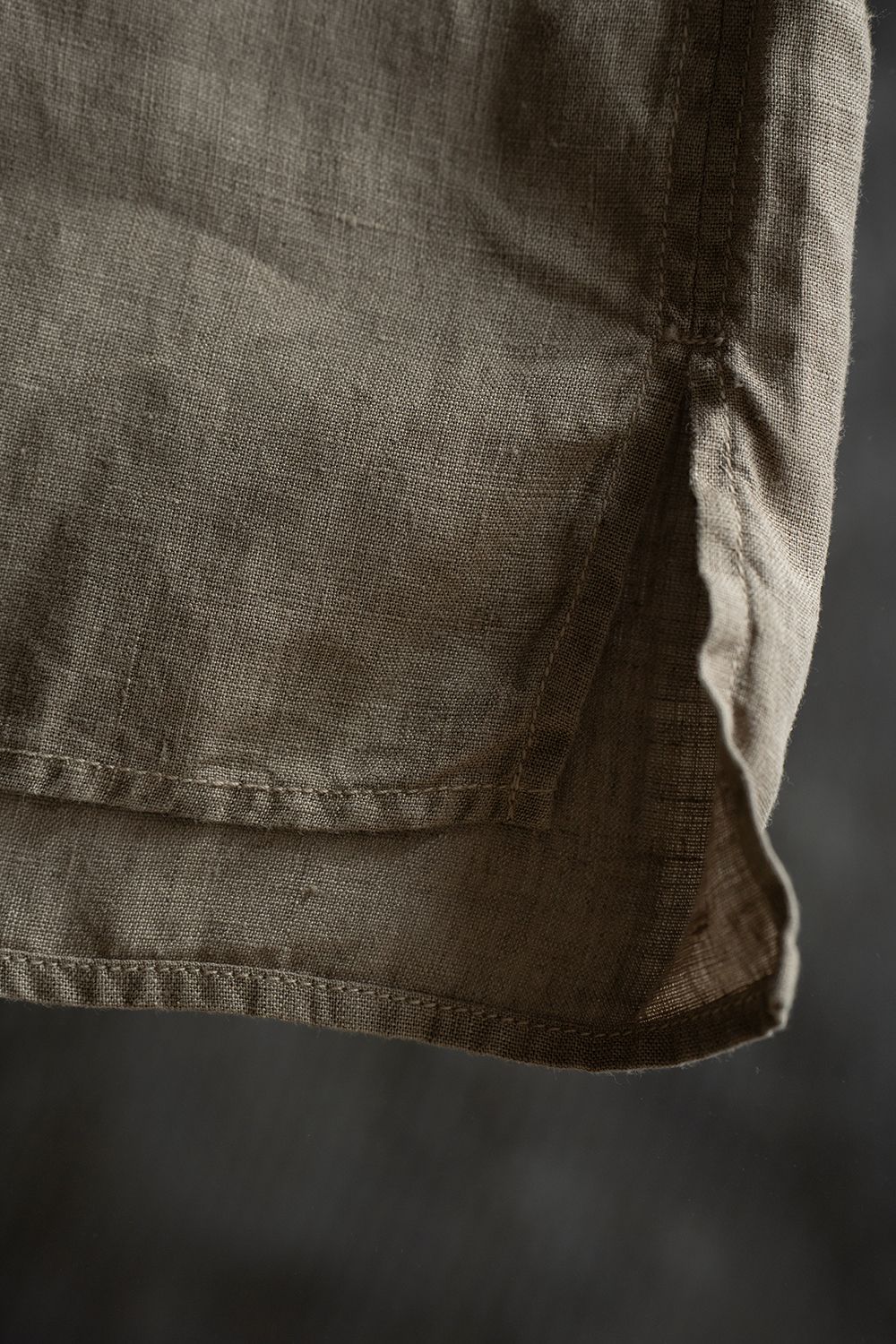 大麻シャツ(珈琲)