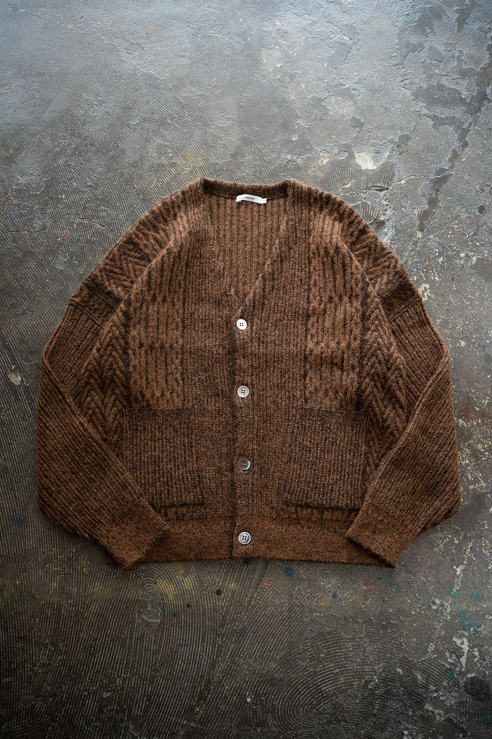 【25AW】Sekkei Mohair Cardigan(ORANGE)