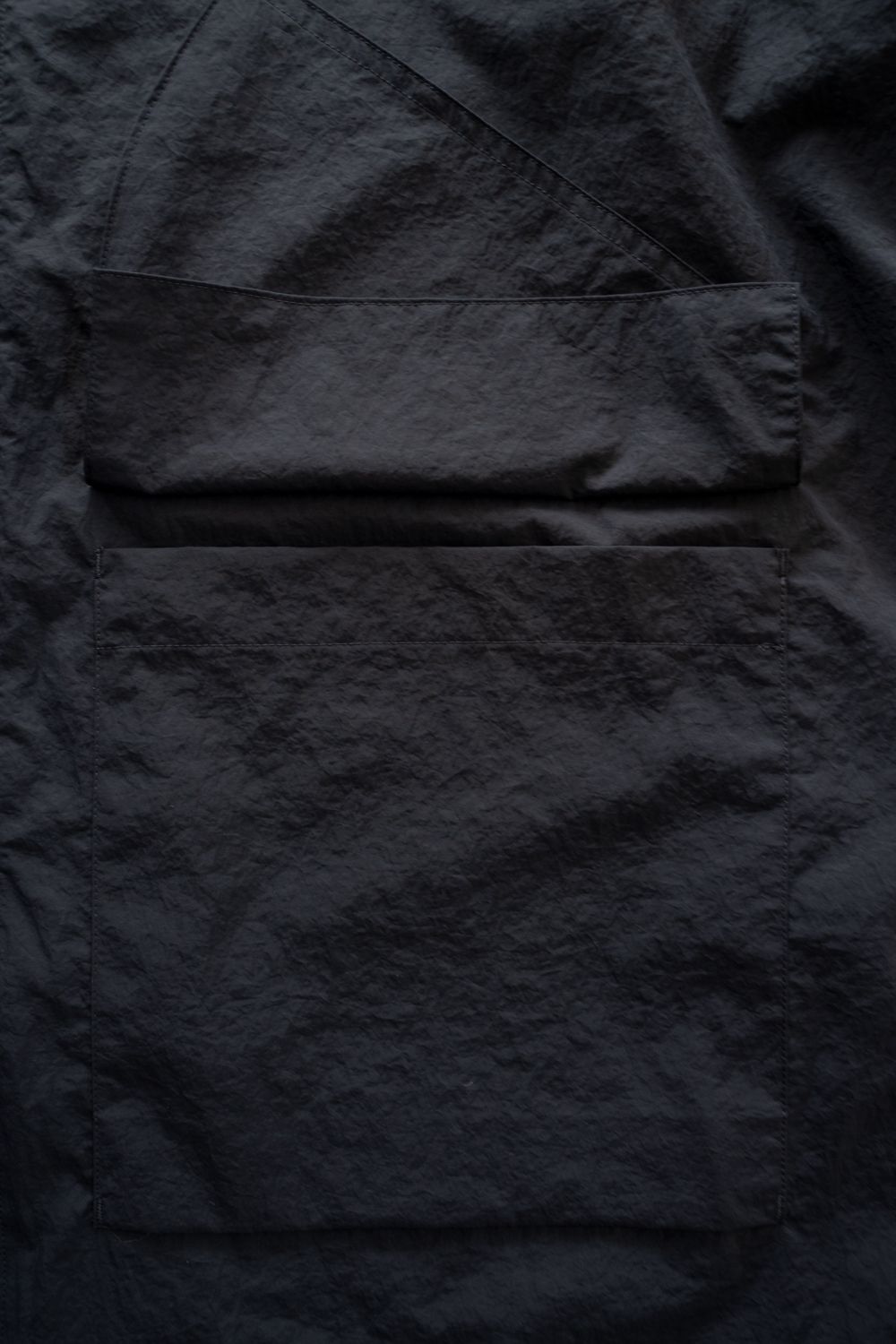 【ラスト1点】【25AW】ナイロンハーフコート(DARK NAVY)