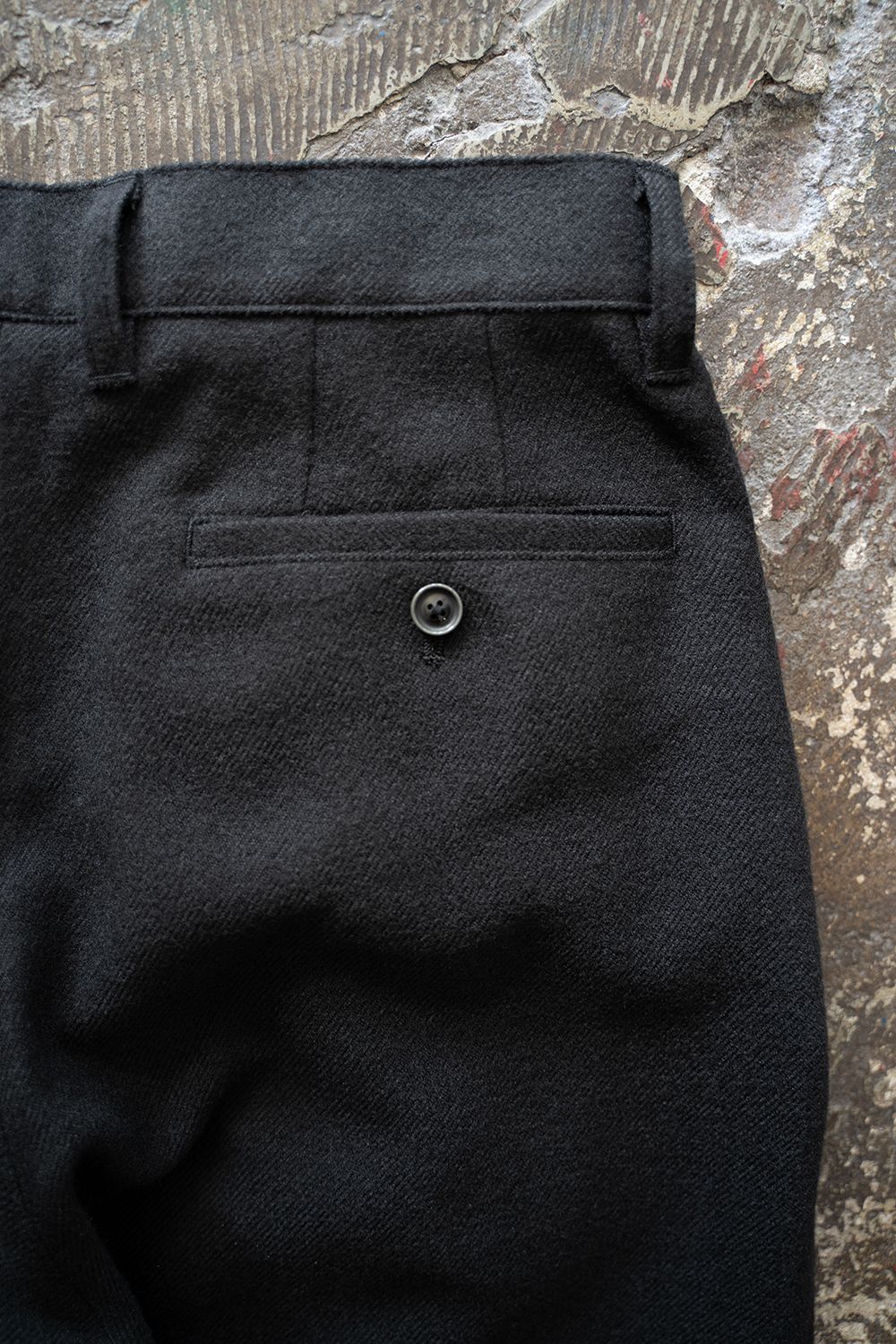 【25AW】2-Tack Wide Trousers/2タックワイドトラウザーズ(BLACK)