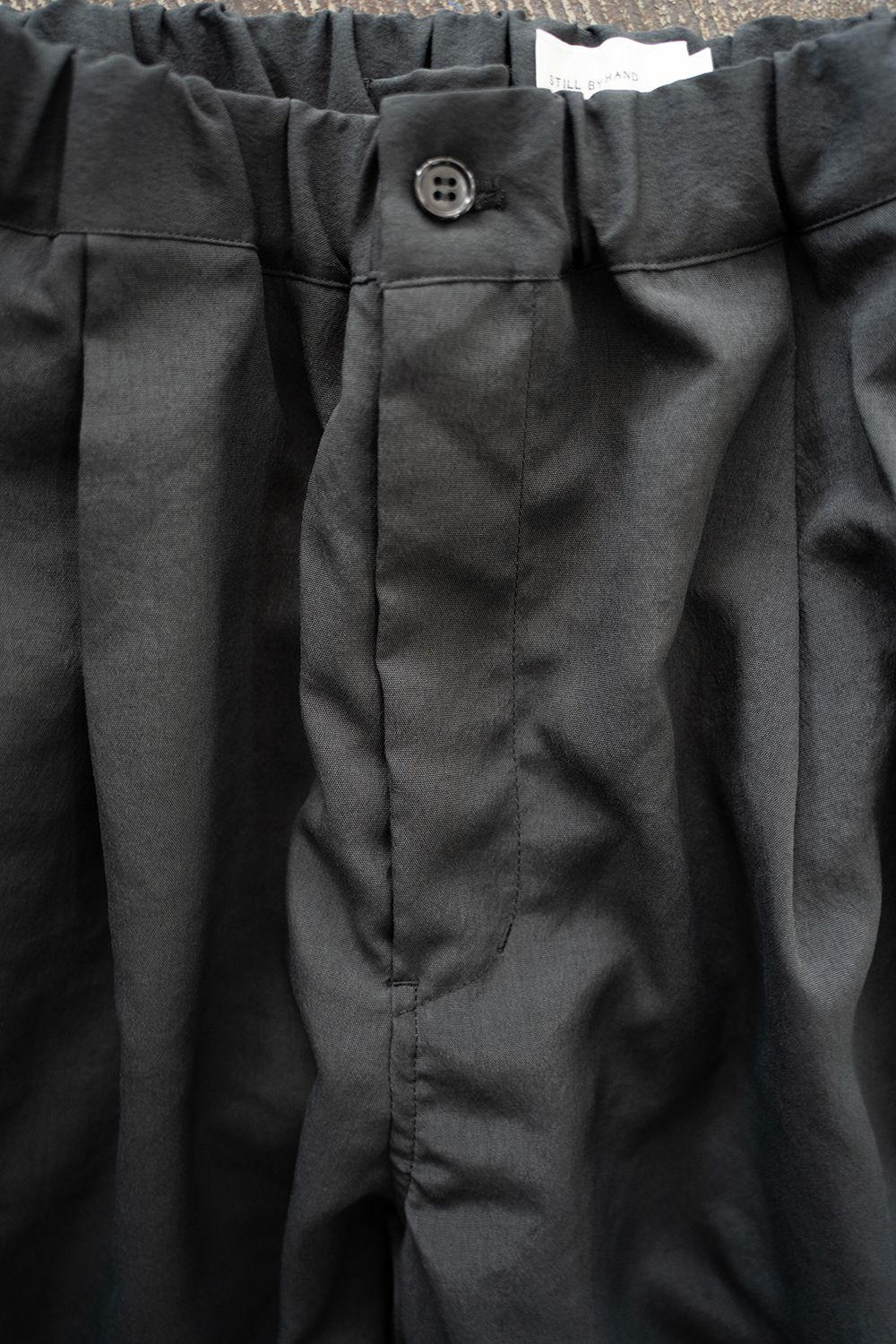 【ラスト1点】【25SS】ポリエステルオックス2タックイージースラックス(INK BLACK)