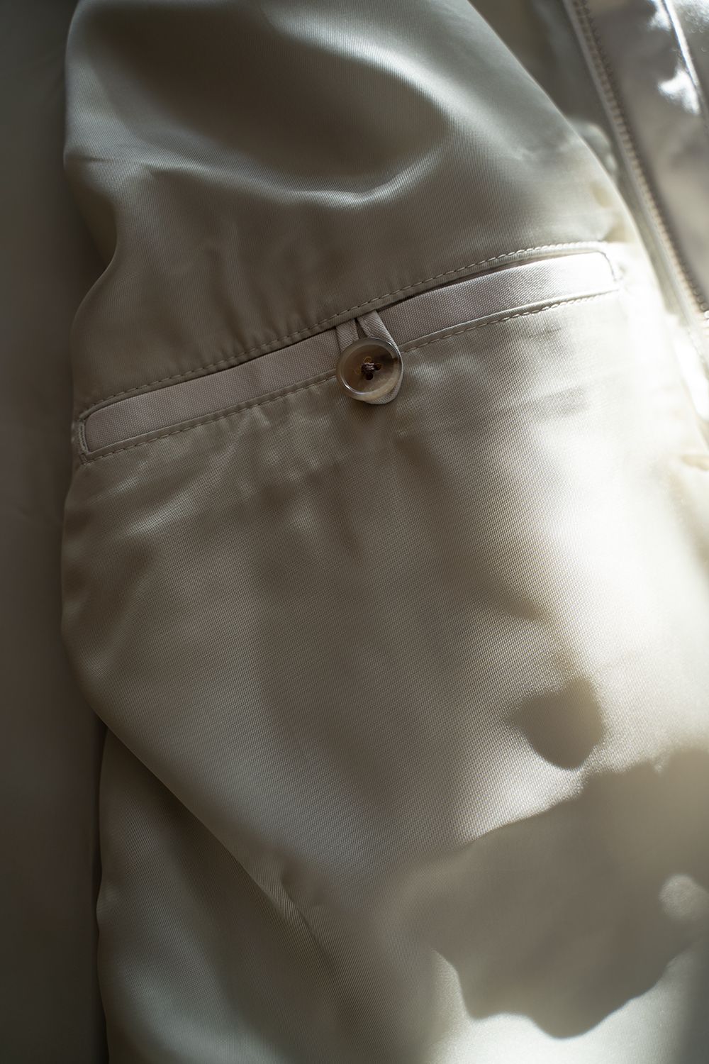 【ラスト1点】【22AW】甘撚りオックスショートブルゾン(LIGHT GRAY)
