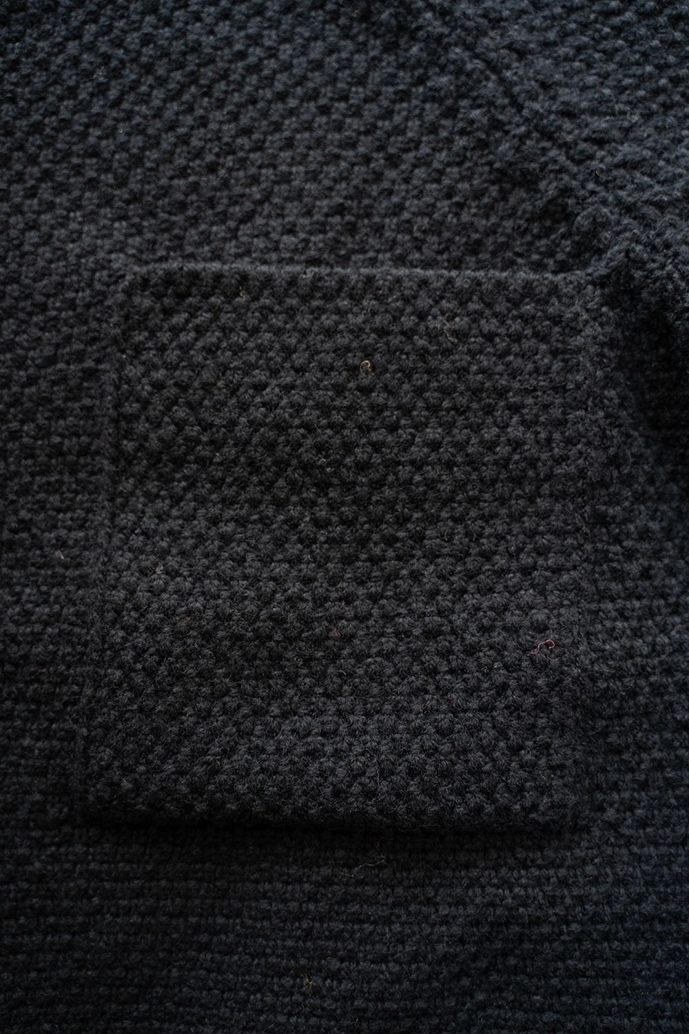 【25AW】5Gニットジップブルゾン(BLACK)