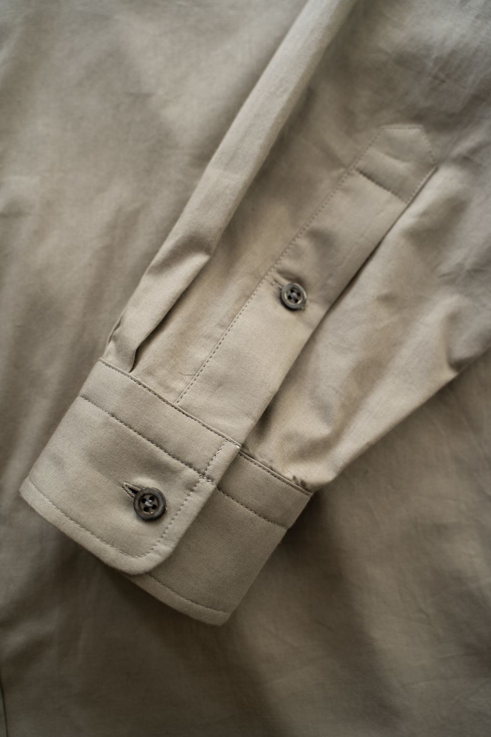 【25AW】Air Lawn L/S Shirt/エアーローンロングスリーブシャツ(GREIGE)