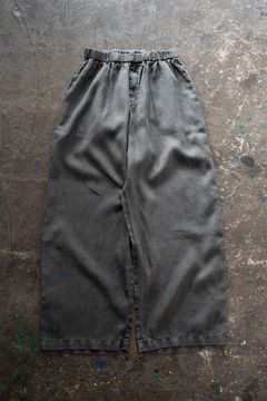 大麻ワイドパンツ(薄炭)