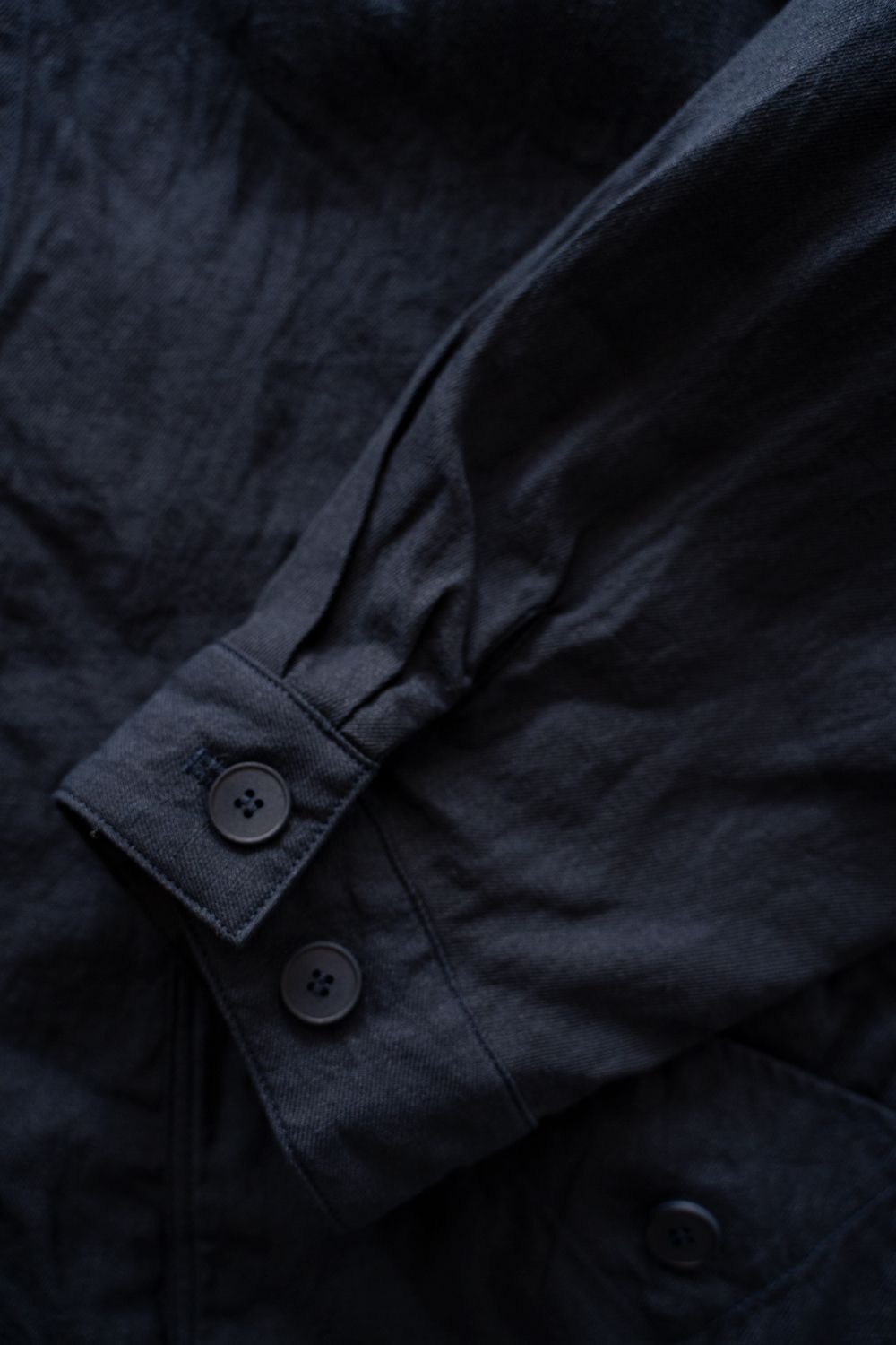 和紙大麻ジャケット(濃紺)