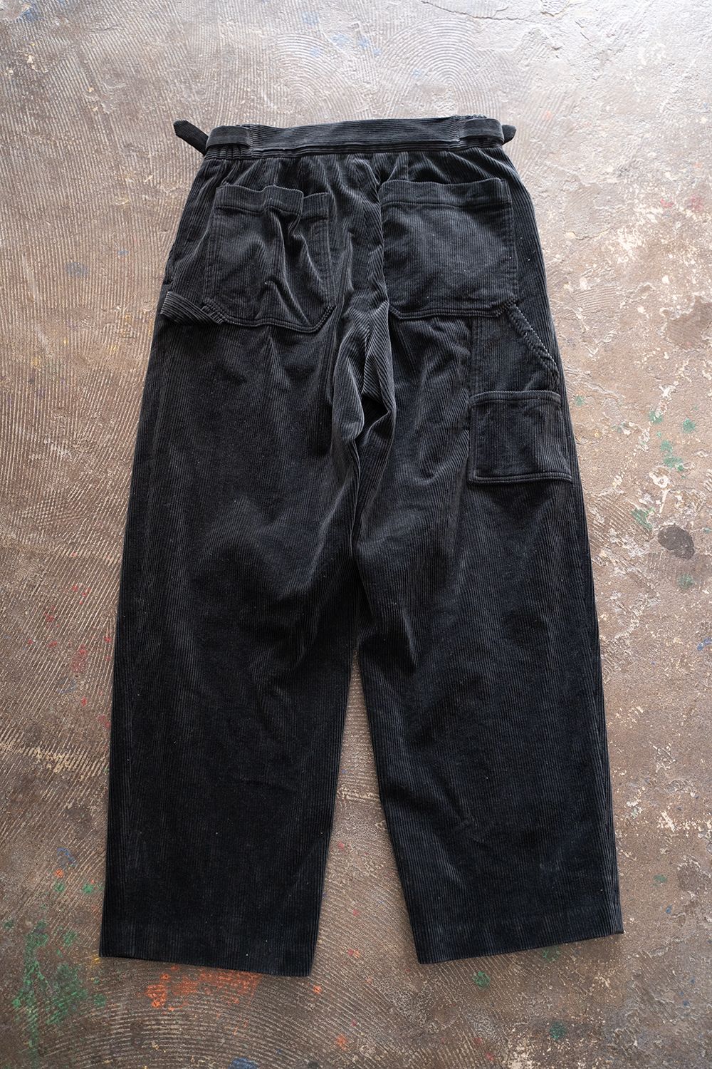 【ラスト1点】2-Tack Corduroy Painter Pants/2タックコーデュロイペインターパンツ(CHARCOAL)