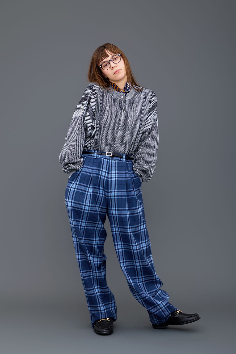 【26AW】Shinryo Cardigan(MIX GRAY)