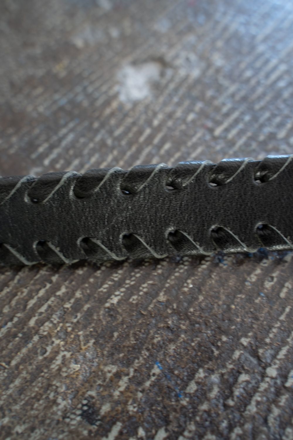 【ラスト1点】【25SS】Braided Leather Belt(BLACK)