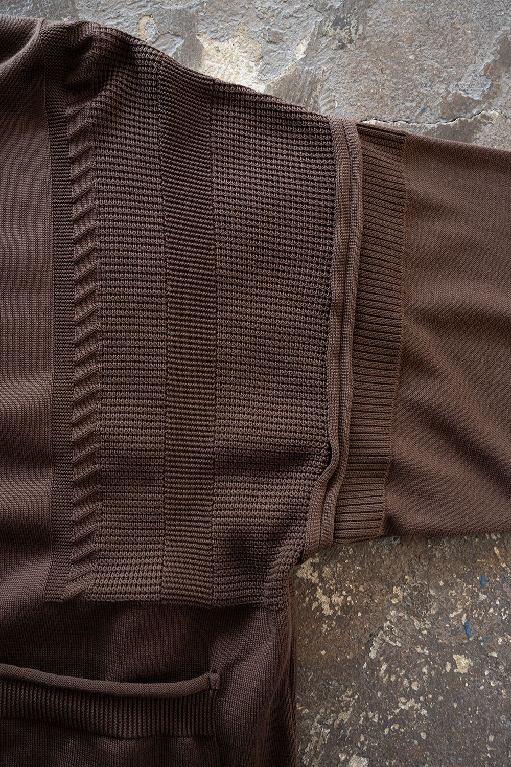 【26AW】Akiyo Zip Cardigan(BROWN)