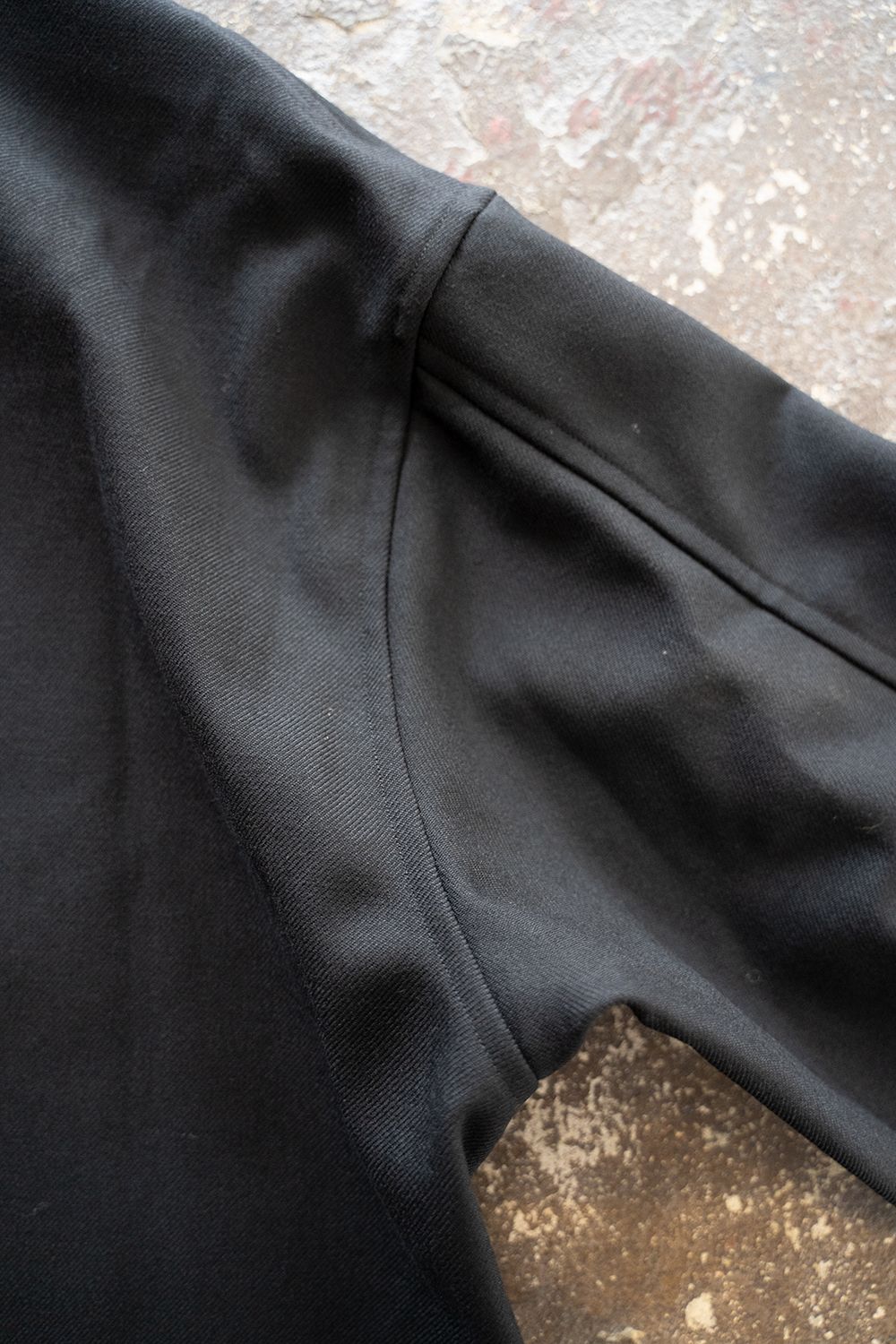 【ラスト1点】【22AW】ウールスタンドカラージャケット(BLACK)
