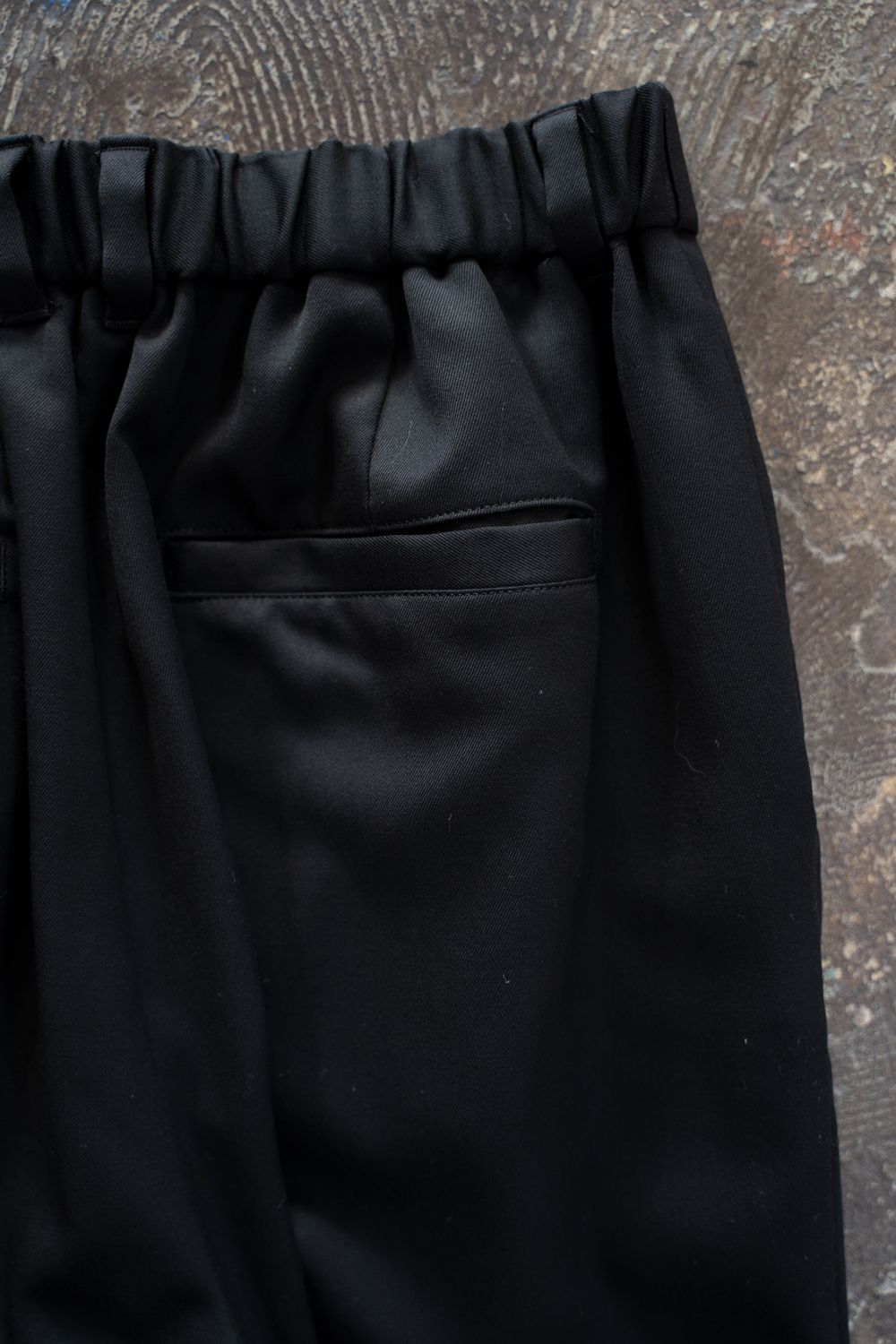 【26AW】Fluid Flare Pants/フルーイドフレアパンツ(BLACK)