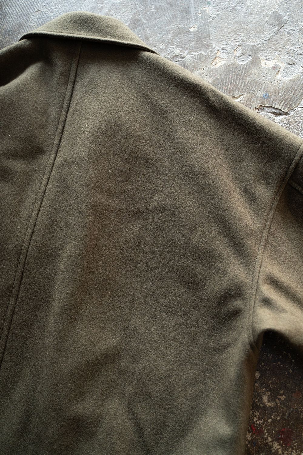 【ラスト1点】【24AW】Wool Semi P Coat(OLIVE)