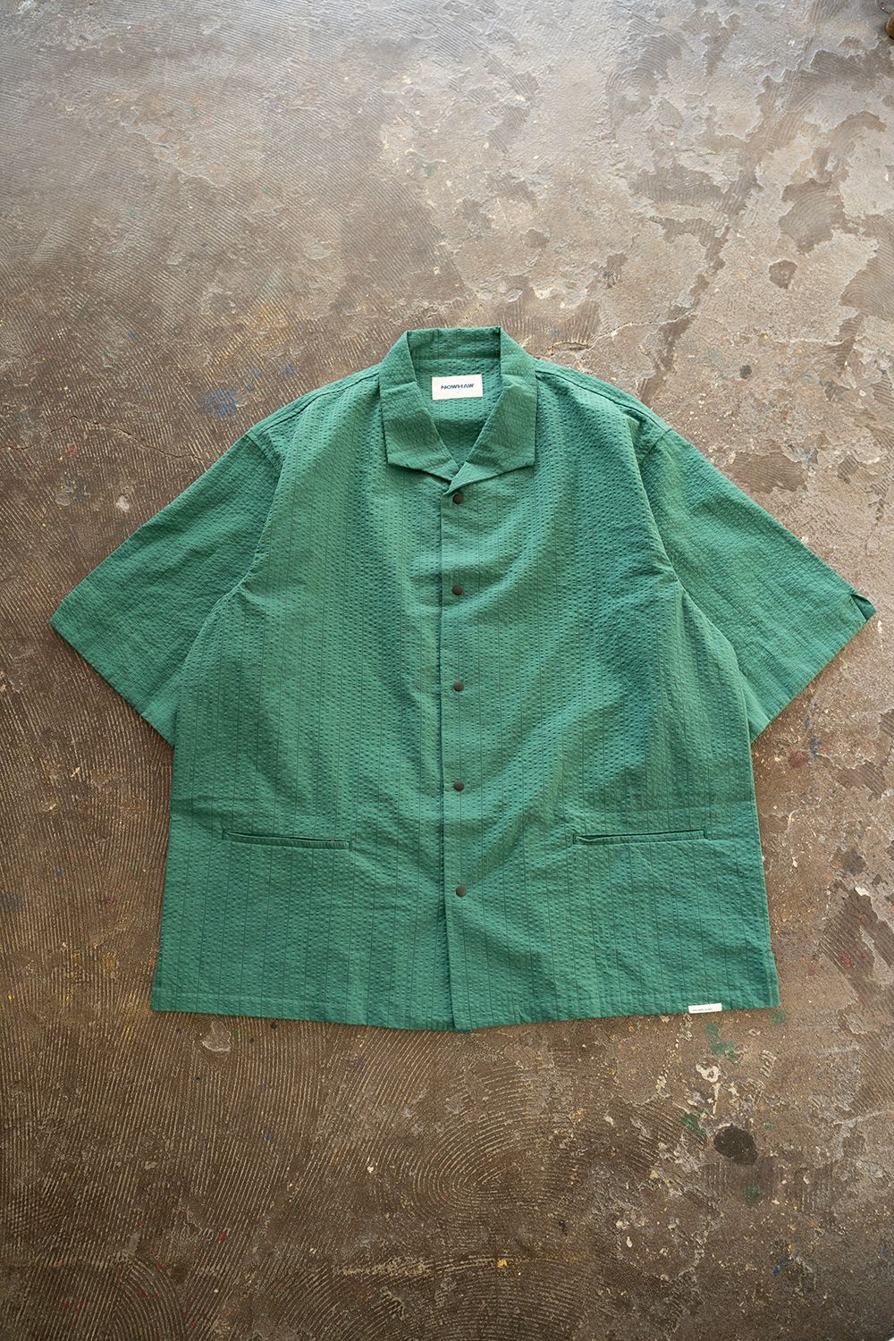 【ラスト1点】【23SS】"week s/s"pajama【セットアップ】(GREEN×BLACK)