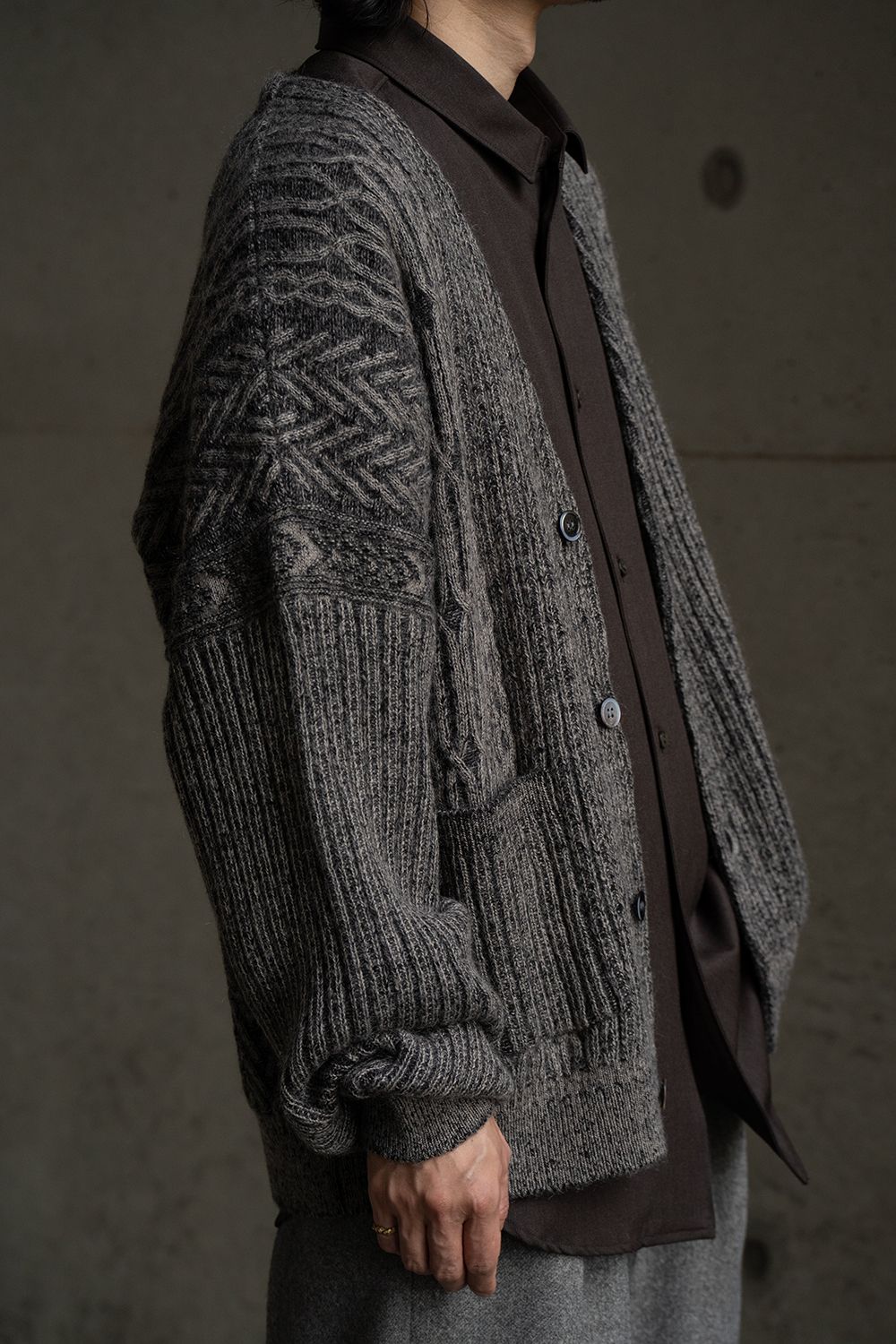 【25AW】Sekkei Mohair Cardigan(BEIGE)