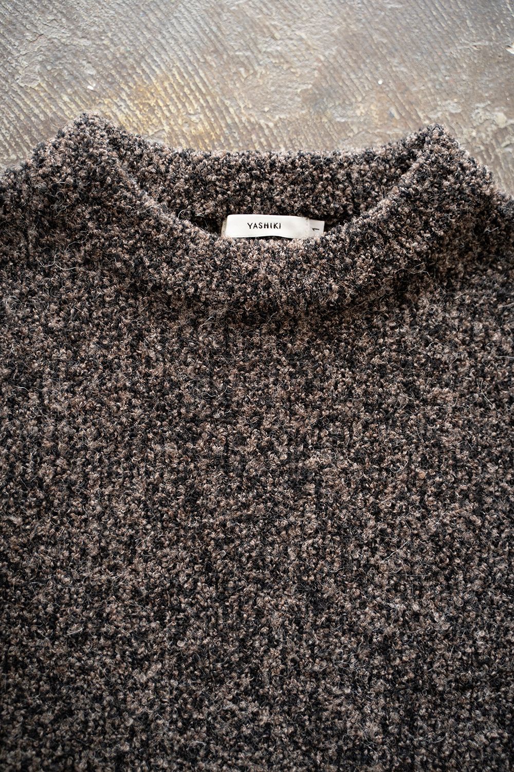 【25AW】Shusetsu Boucle Knit(BROWN)